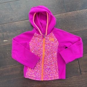 The North Face fleece zip up jacket